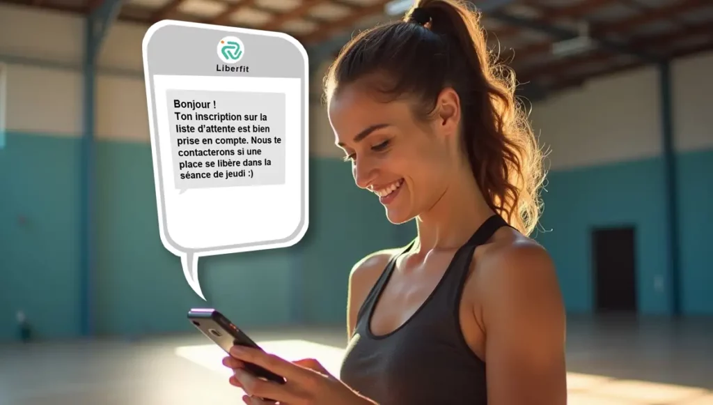 Envoi de sms pour salles de sport