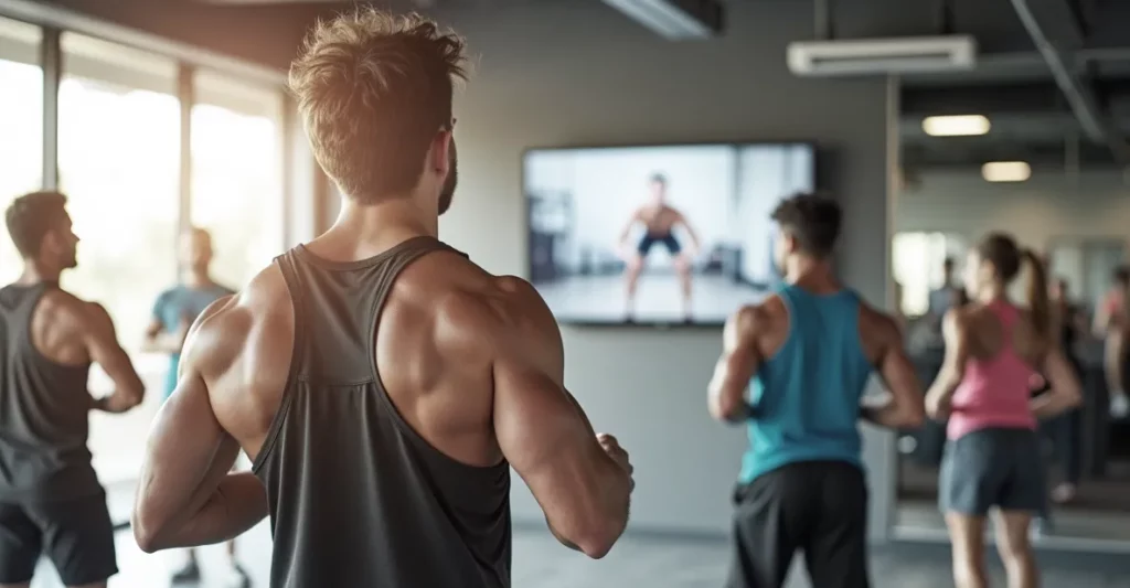 Plateforme vidéo pour salle de sport